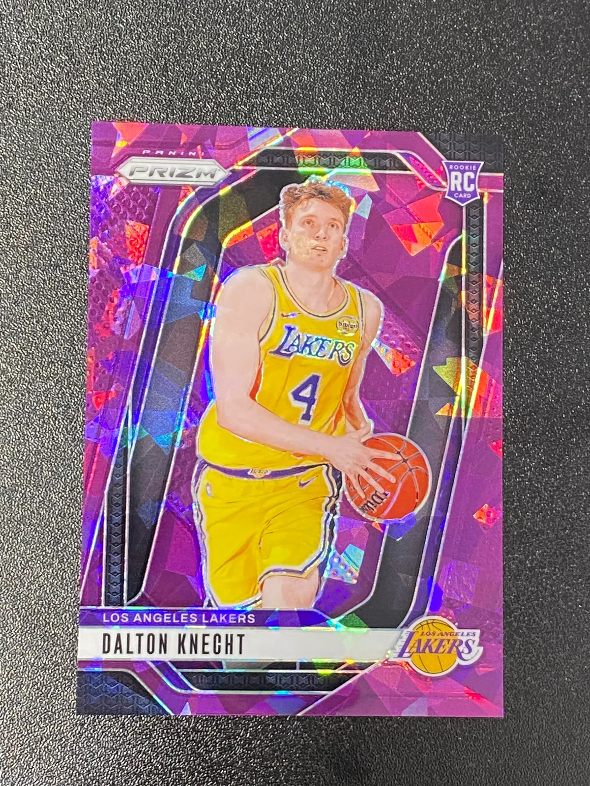 2024 Panini Prizm Basketball Dalton Knecht Rookie #238 Purple Ice RC 143/149
