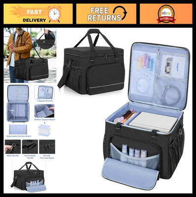 Padded Carrying Case for Dye Sublimation Photo Printers, Travel Bag with Divider