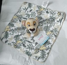 Disney Baby Infant Lovey Security Blanket Lion King Simba LEAVES NEW