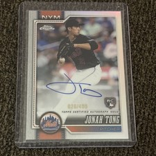 Jonah Tong Chrome 2026 /499 Auto