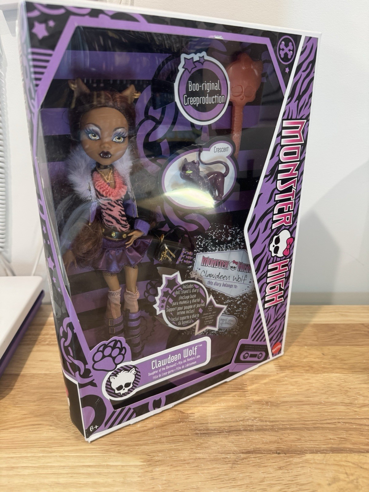 Monster High CLAWDEEN WOLF Boo-riginal Creeproduction Doll 2