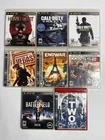 PlayStation 3 / PS3 Video Game Lot of 8 Games - First Person Shooters /FPS- COD