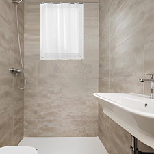 Waterproof Shower Curtain for Window inside Shower 30 X 30 Inches Short Length