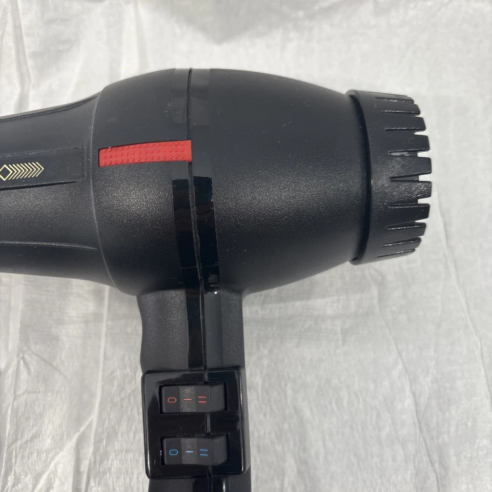 Secador de pelo profesional TwinTurbo 2600 - Hecho en Italia - Negro - Probado funciona Foto 3 de 4
