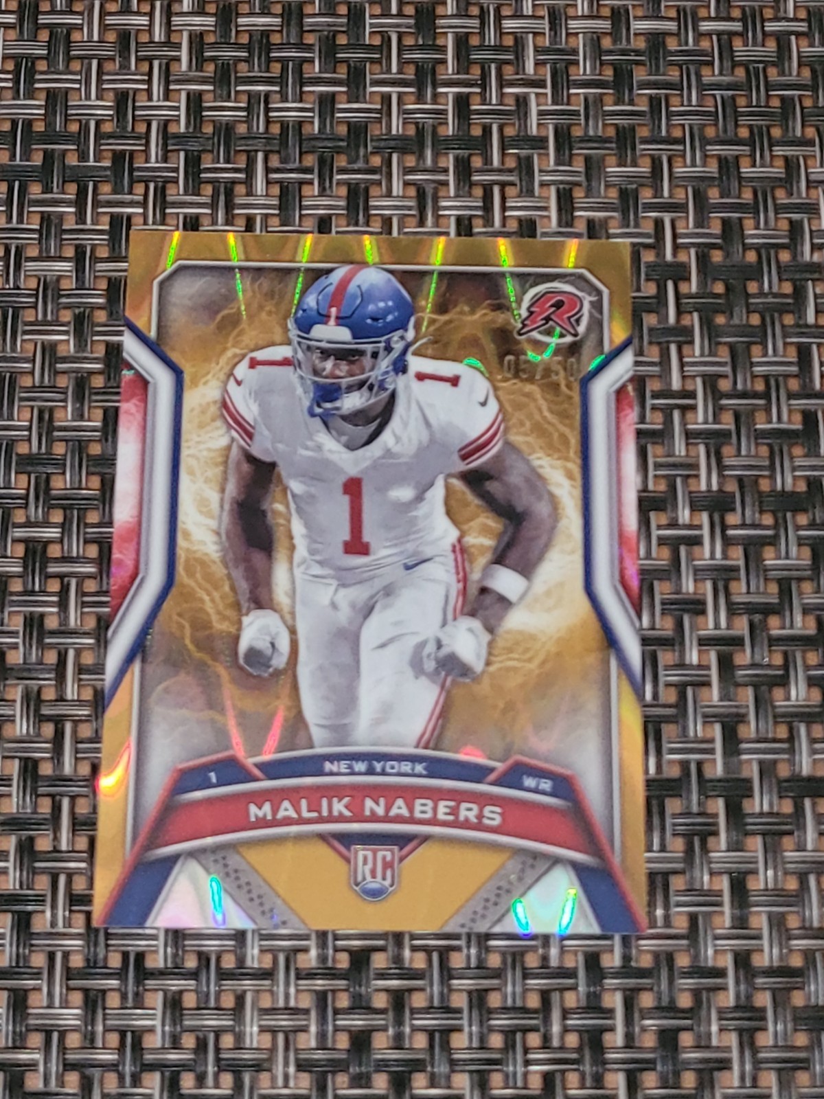 2024 Topps Resurgence #170 MALIK NABERS GOLD POWER SURGE REFRACTOR /50 Rookie RC