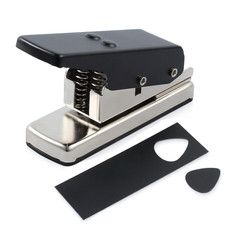 Guitar Pick Maker Punch Tool Heavy Duty DIY Maker Hole Punch Plastic Card Cutter