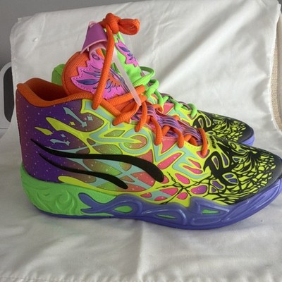 PUMA MB.01 Not From Here Multicolor Lace Up Mid Top Men's Athletic Sneakers