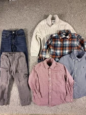 Boy’s Size 6 Clothing Pack 2 Pants 3 Shirts Name Brand 