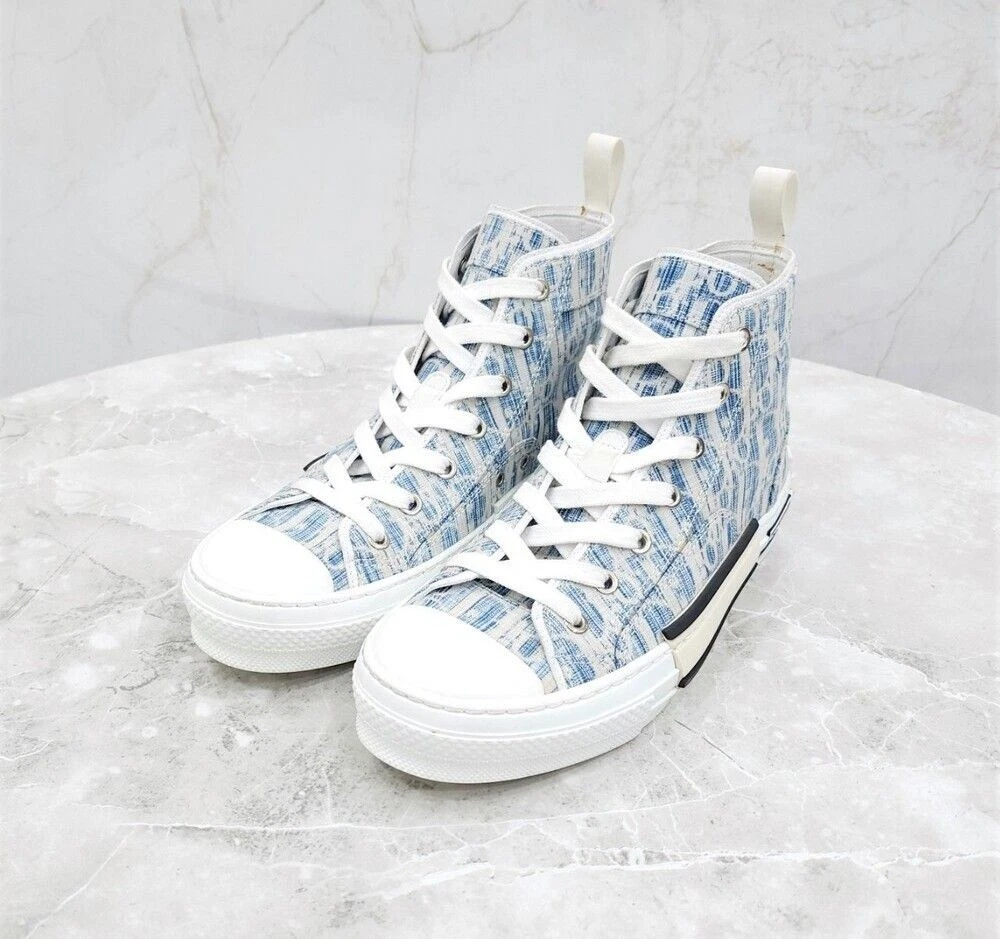 Baskets montantes Dior Denim Oblique B23   Réf. B23 129622680