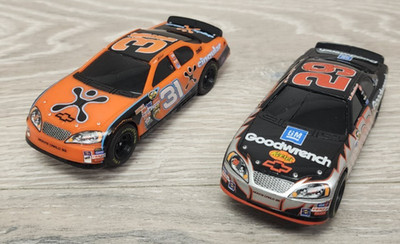 Carrera Go Slot Car Racing NASCAR Kevin Harvick Jeff Burton 1:43 Cars ONLY 62103