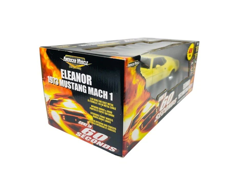 #36685 Ertl 'Gone in 60 Seconds' Eleanor 1973 Mustang Mach I ~ 1:18 2002 Sealed - Image 4 of 4