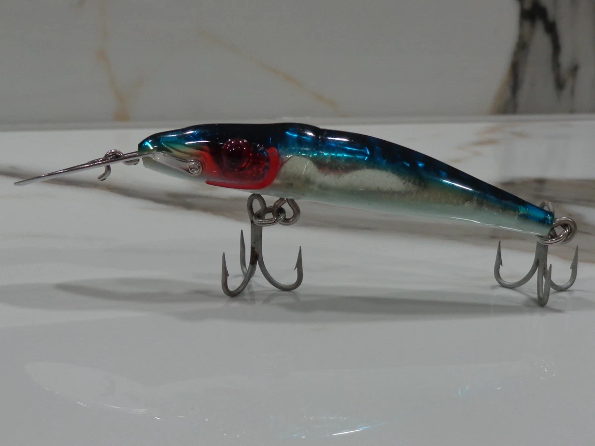 Lot De 4 Leurres Vintage L&S #7 - Crankbaits NOS - Pêche En Eau Douce - USA