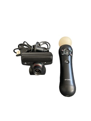 Sony PlayStation Move Motion Controller - Schwarz - Inklusive Eye Toy Kamera