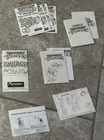 Vintage TMNT Pizza Point Catalog, Blueprints, Mutations Chart & Turtle Quiz Joke
