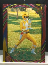 1994 Saban Mighty Morphin Power Rangers Power Foil #118 Yellow Ranger 