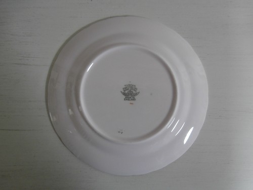TUSCAN FINE ENGLISH BONE CHINA PALE PINK TRIO CUP SAUCER & TEA PLATE BUTTERFLIES - Picture 9 of 24