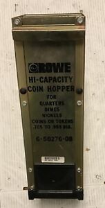 Rowe Change quarters /& large tokens Hi Capacity hopper BC 35 or BC 3500 working