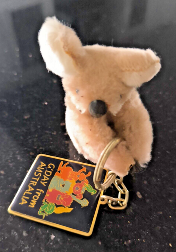 2 Pieces Koala Key Ring Fluffy Keyring Keychain G'day From Australia Souvenir - 第 1/11 張圖片