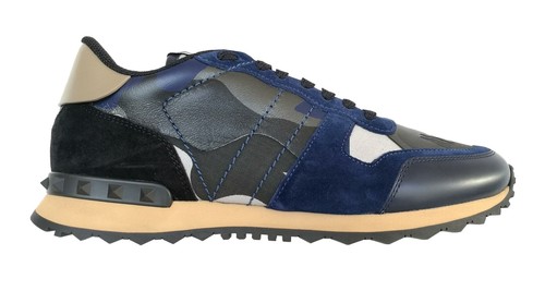 Valentino Garavani sneakers scarpe uomo ROCKRUNNER UY2S0723XVU BY0 blu |  eBay
