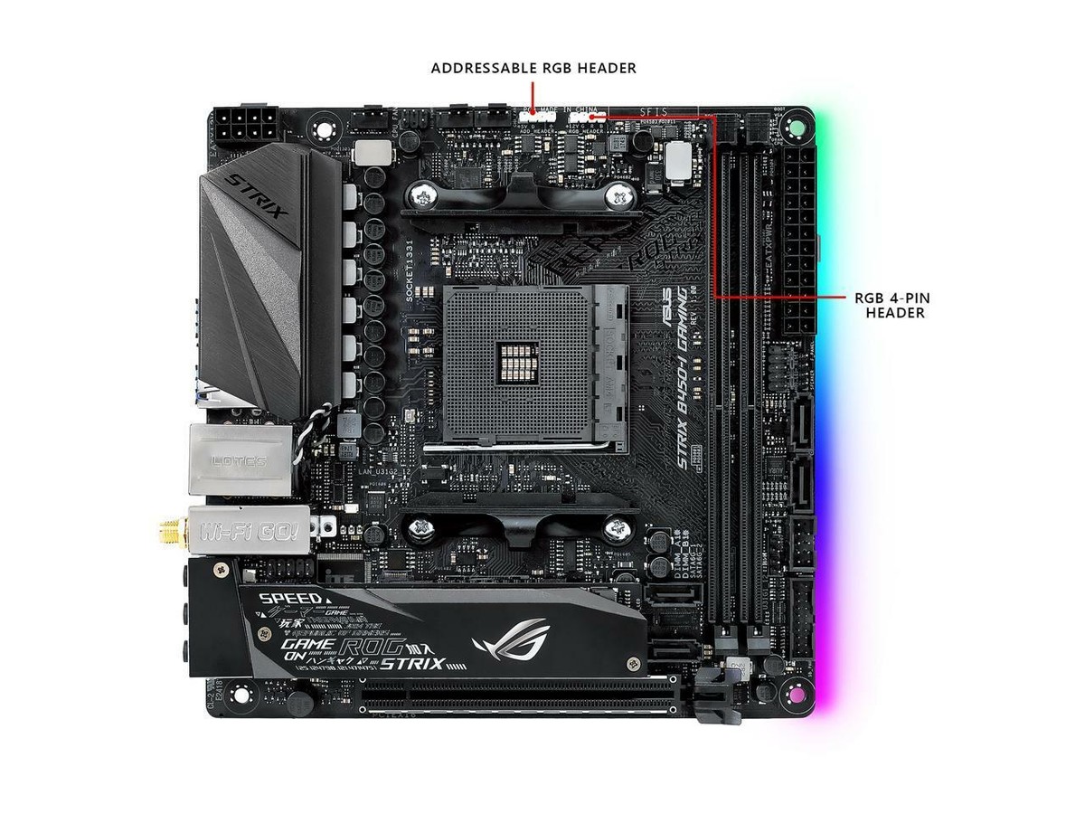 FOR ASUS ROG Strix B450-I Gaming Motherboard Supports 9800 AMD 100 