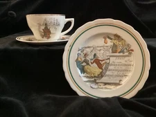 Vintage - USAGCO - French Opera" plate, cup & saucer