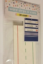 NEW Horizon Group USA 30 Count Word Strips & Icons Learning Classroom