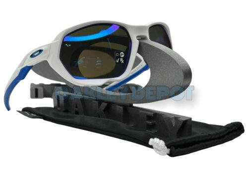 ✅ ️ GAFAS DE SOL OAKLEY PLAZA 0009019 BLANCO MATE/PRIZM ZAFIRO - Imagen 10 de 10