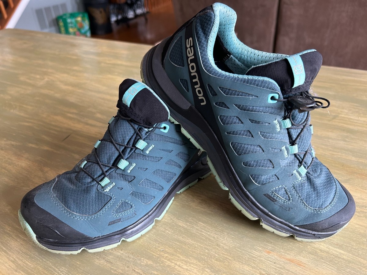 Salomon Synapse Women's Trail Running Shoe Teal Green Gray Size US