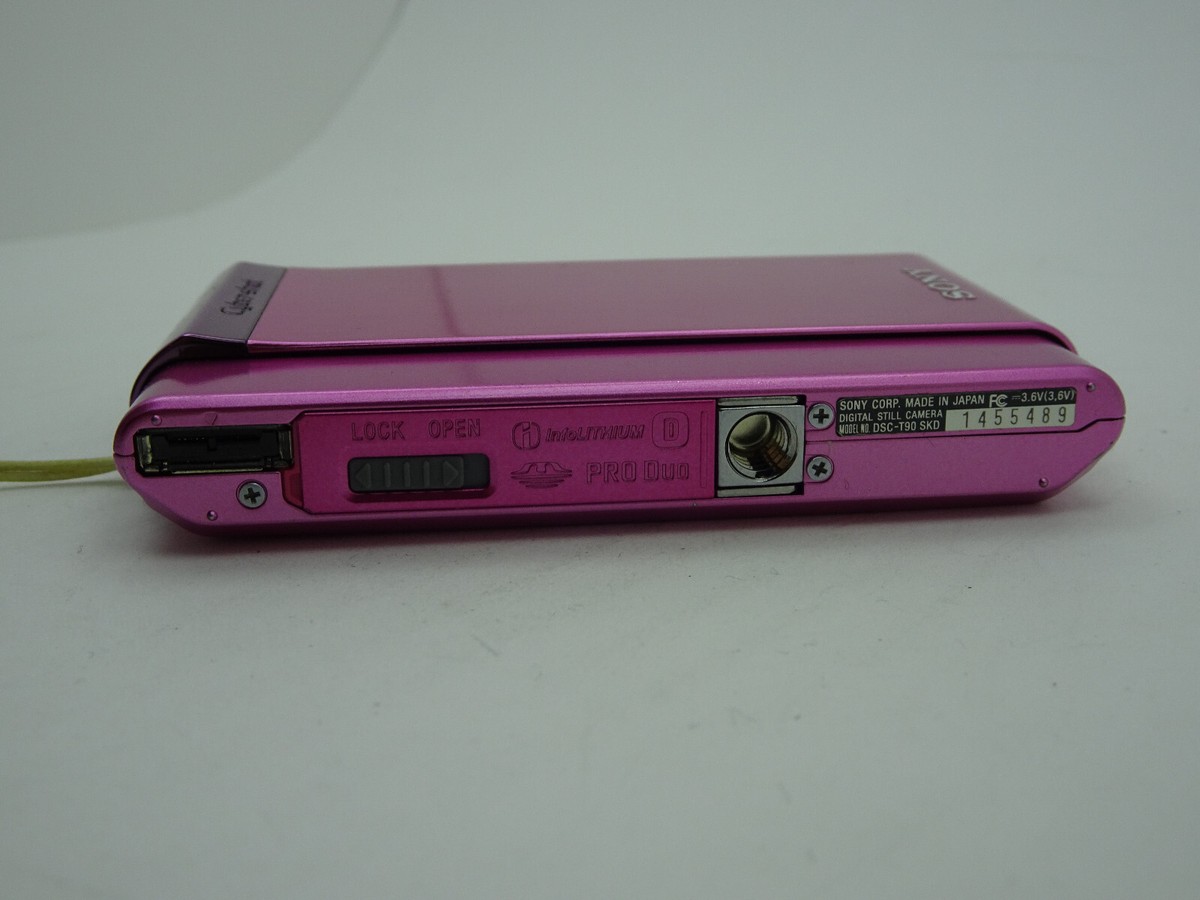 Sony Cyber-Shot DSC T90 Pink 12.2MP Compact Digital Camera Sony Cyber-Shot DSC T90 Pink 12.2MP Compact Digital Camera
