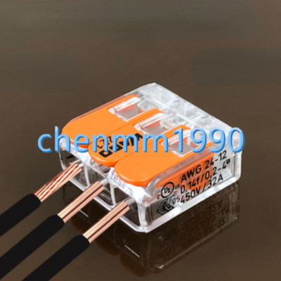 10PCS NEW WAGO Wiring Terminal 221-413 450V/32A