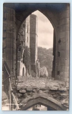 RPPC Kenilworth Castle arch view WARWICKSHIRE England UK W.A. Call Postcard