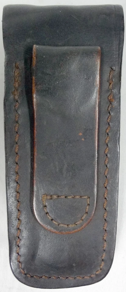 复古 Schrade 美国 LB7 Uncle Henry 锁扣折叠口袋刀带鞘! — 第 3/4 张图片