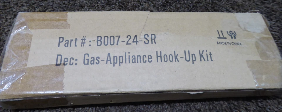 One Stop Gas Appliance Hook up Kit - Brass Gas Ball Valve and Flexible Gas Conne - Image 2 of 4