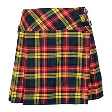Traditional Premium Women's Scottish Kilt - Buchanan Tartan, 16" Length