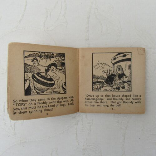 NODDY CASTLE BOOK № 1-Enid Blyton/Beek-Noddy visits the land of tops-1950's - Picture 3 of 5