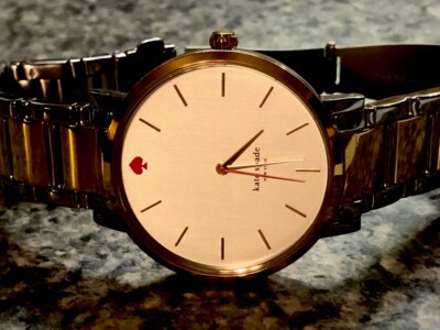 Kate Spade Gramercy Gold Tone Stainless Steel Crystal Accented Watch Amazon.com: kate spade new york Women main image 2