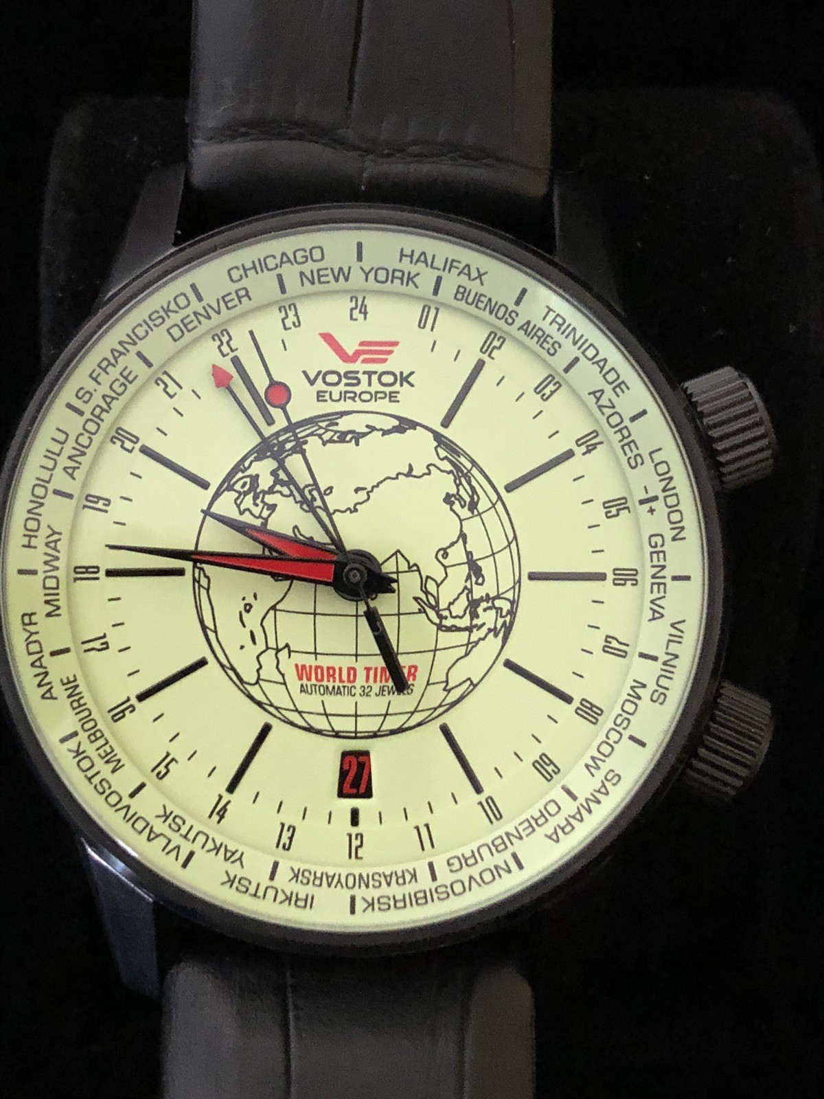 vostok europe world timer