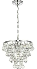 MODERN DINING ROOM KITCHEN CRYSTAL CHANDELIER PENDANT LIGHTING FIXTURES 13"