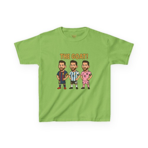 Lionel Messi Goat #10 Youth Shirt - Barcelona Miami - Soccer Jersey Graphic Tee - Picture 26 of 53