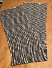 Missoni Wool Scarf NWOT Black Gray Cream Gorgeous