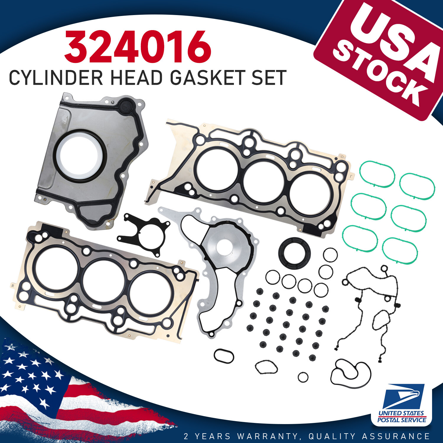 Engine Head Gasket Kit For 2017 Maserati Quattroporte Levante Ghibli 3.0L V6