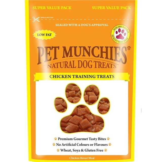 Pet Munchies Dog Training Dog Treats Chicken 150g Case of 8