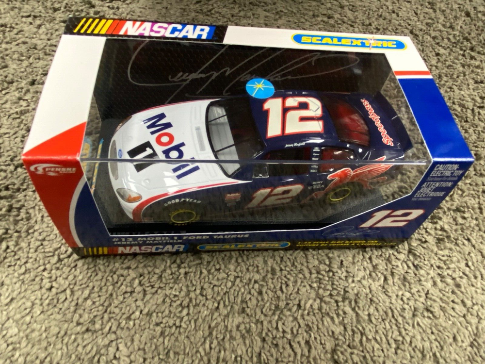 1/32 Scalextric #12 Mobil 1 Ford Jeremy Mayfield Slot Car C2348