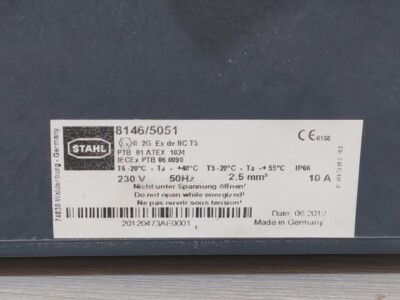 hobby様 STAHL 8146/5051 CONTROL BOX | eBay