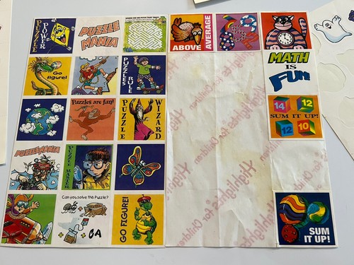 Vintage Stickers Lot Cats Current Highlights Teacher Stickers Animals Easter - Picture 2 of 10