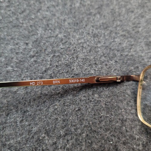 Harley Davidson HD 273 Glasses Frames Metal BRN 53 19-140 3-1.7 - Picture 5 of 6
