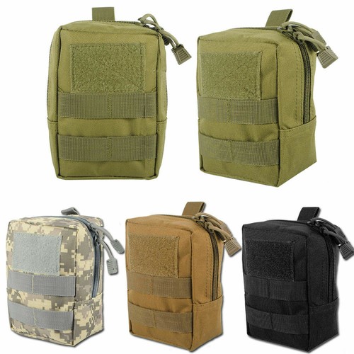 Molle Tactical Pouch EDC Belt Waist Pack Bag Gadget Tool Utility Military Pocket - Picture 2 of 14