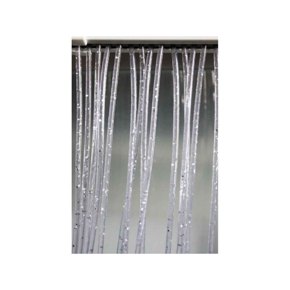 Tenda Pvc Azalea Glitter Argento 140X240 cm