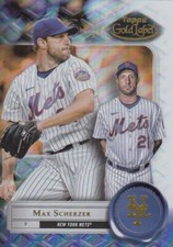 MAX SCHERZER TOPPS GOLD LABEL CLASS 1 BASE NEW YORK METS #47 2022 22