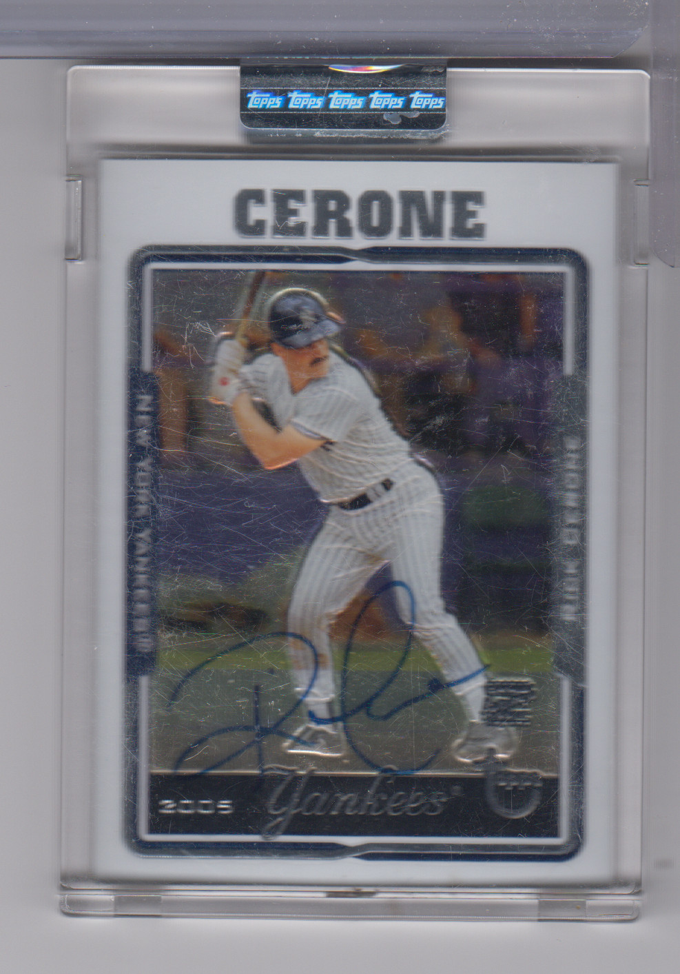 Rick Cerone Yankees 2006 Topps Uncirculated Auto #TA-RC 122122AZCD107